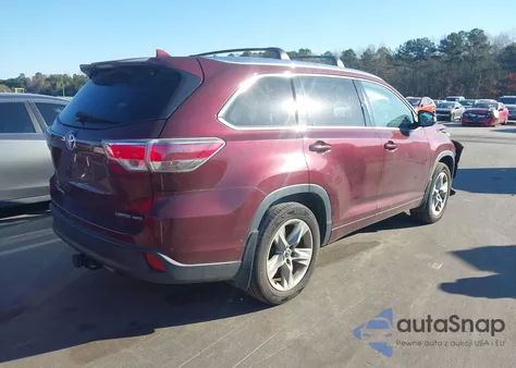 2016 Toyota Highlander Limited Platinum V6 z USA, uszkodzony, nr VIN 5TDDKRFH8GS317173